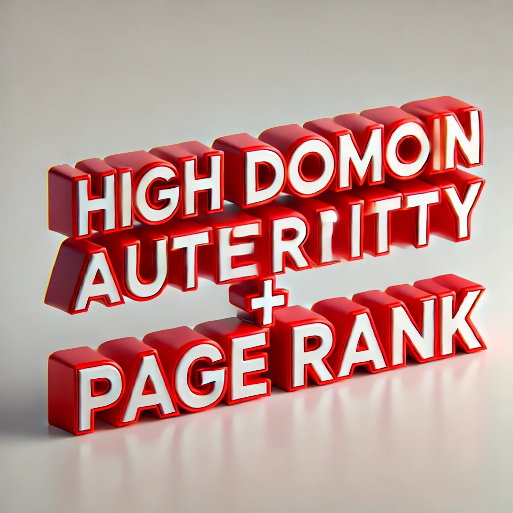 High Domain Authority and Page Rank